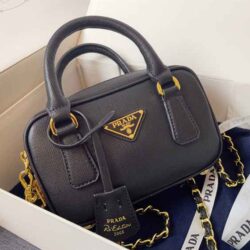 PRADA Saffiano Lux Mini Top Handle replica