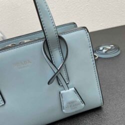 Prada Re-Edition Brushed-Leather Mini Handbag replica