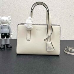 Prada Re-Edition Brushed-Leather Mini Handbag replica