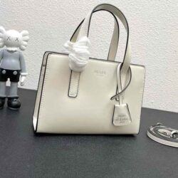 Prada Re-Edition Brushed-Leather Mini Handbag replica