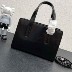 Prada Re-Edition Brushed-Leather Mini Handbag replica