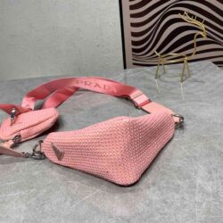 Prada Raffia Triangle Bag replica