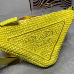 Prada Raffia Triangle Bag replica