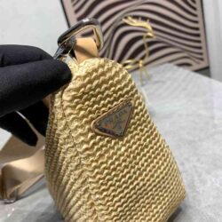 Prada Raffia Triangle Bag replica