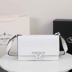 Prada Emblème Brushed-Leather Bag replica