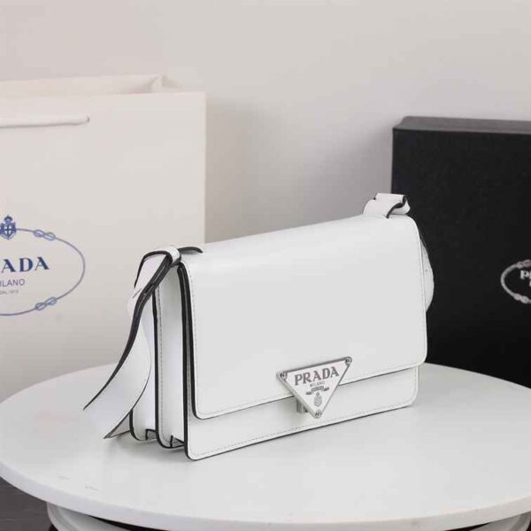 Prada Emblème Brushed-Leather Bag replica