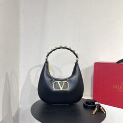 Valentino Garavani STUD SIGN CALFSKIN HOBO BAG replica