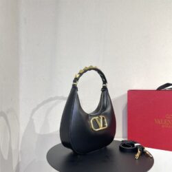 Valentino Garavani STUD SIGN CALFSKIN HOBO BAG replica