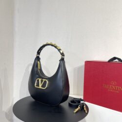 Valentino Garavani STUD SIGN CALFSKIN HOBO BAG replica