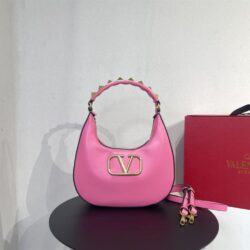 Valentino Garavani STUD SIGN CALFSKIN HOBO BAG replica