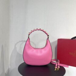 Valentino Garavani STUD SIGN CALFSKIN HOBO BAG replica