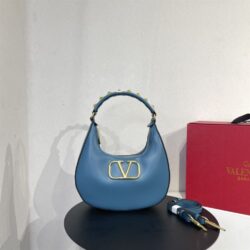 Valentino Garavani STUD SIGN CALFSKIN HOBO BAG replica