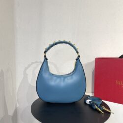 Valentino Garavani STUD SIGN CALFSKIN HOBO BAG replica