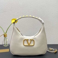 Valentino Garavani STUD SIGN CALFSKIN HOBO BAG replica