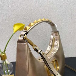 Valentino Garavani STUD SIGN CALFSKIN HOBO BAG replica