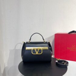 Valentino Garavani ROCKSTUD ALCOVE LEATHER BAG replica