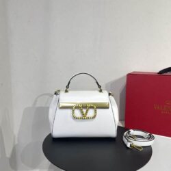 Valentino Garavani ROCKSTUD ALCOVE LEATHER BAG replica