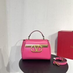 Valentino Garavani ROCKSTUD ALCOVE LEATHER BAG replica