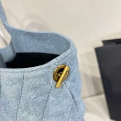 YSL ICARE MAXI SHOPPING BAG DENIM replica