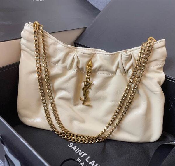 YSL Pac Pac Ruched Hobo replica