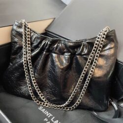 YSL Pac Pac Ruched Hobo replica