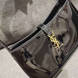 YSL LE 5 À 7 HOBO BAG IN SHINY LEATHER replica