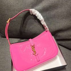 YSL LE 5 À 7 HOBO BAG IN SHINY LEATHER replica