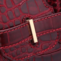 Hermès Birkin 30 Rouge H Niloticus Crocodile