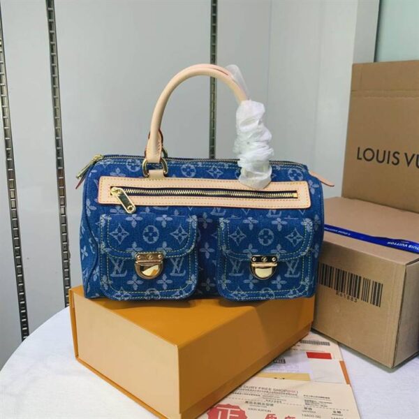 Louis Vuitton Blue Monogram Denim Neo Speedy Bag