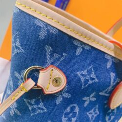 Louis Vuitton Neverfull Classic Tote Denim Style