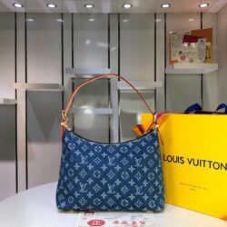 Louis Vuitton Monogram Denim Baggy PM Bag replica