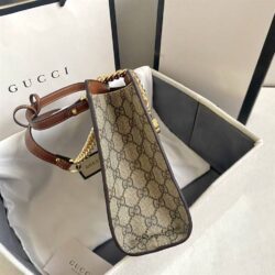 Gucci Small GG Supreme Padlock Shoulder Bag