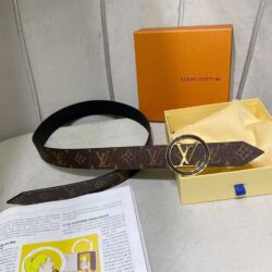 Louis Vuitton CIRCLE 35MM REVERSIBLE BELT