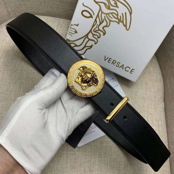 Versace Medusa Logo Belt