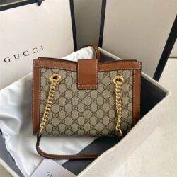 Gucci Small GG Supreme Padlock Shoulder Bag