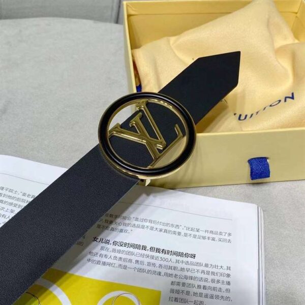Louis Vuitton CIRCLE 35MM REVERSIBLE BELT