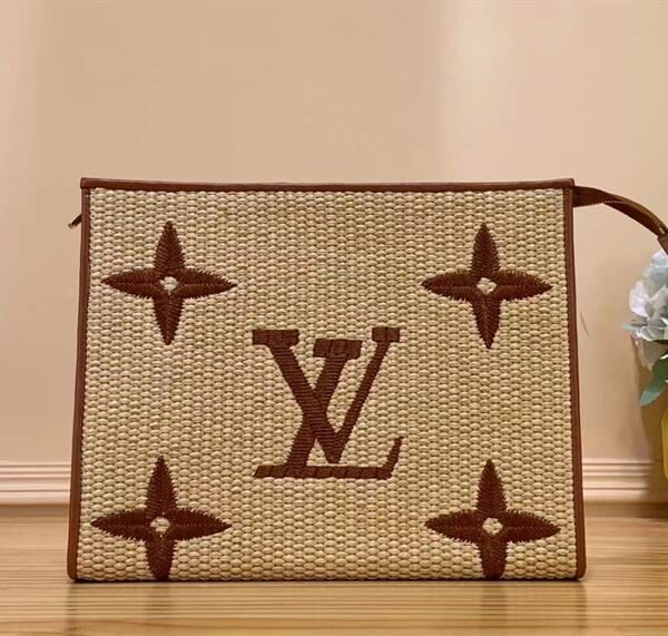 Louis Vuitton Raffia Monogram Toiletry Pouch