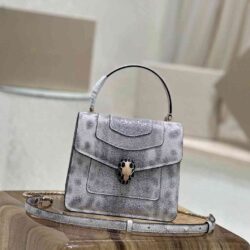 Bvlgari SERPENTI FOREVER TOTE Snake Skin