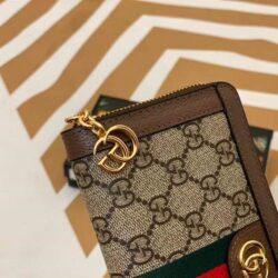 Gucci Ophidia GG zip around wallet