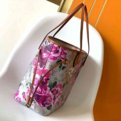 Louis Vuitton NEVERFULL MM TOTE BAG Garden Flowers