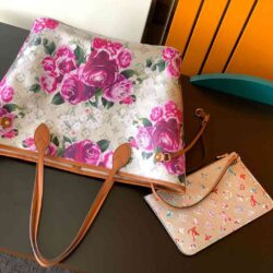 Louis Vuitton NEVERFULL MM TOTE BAG Garden Flowers