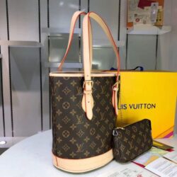 Louis Vuitton MONOGRAM CANVAS PETIT BUCKET BAG