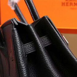 Hermes Birkin bag 35 Black Togo leather replica