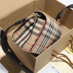 Burberry Check Print Mini Bag replica