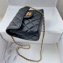 Chanel Lambskin Enamel Quilted Mini Flap replica