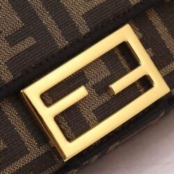 Fendi Baguette Mini Jacquard FF replica