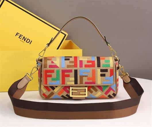 Fendi Canvas Vitello King FF