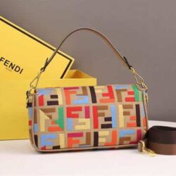 Fendi Canvas Vitello King FF