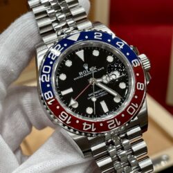 Rolex GMT – MASTER II Red and Blue Oyster (M126710BLRO) replica