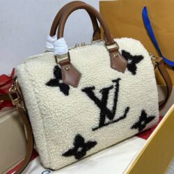 Louis Vuitton Speedy Bandoulière 25 Shearling- Original Replica